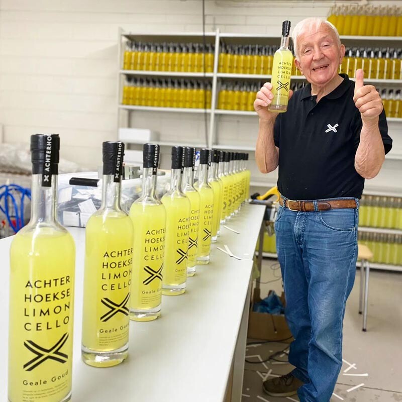 Limoncello maken nieuwe flessen limoncello